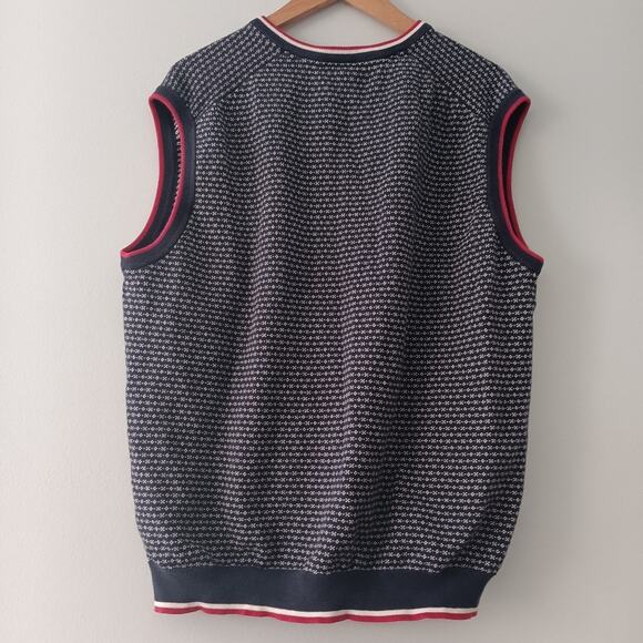 Brooks Brothers St. Andrews Links Cotton Sweater Vest XL - Picture 2 of 5